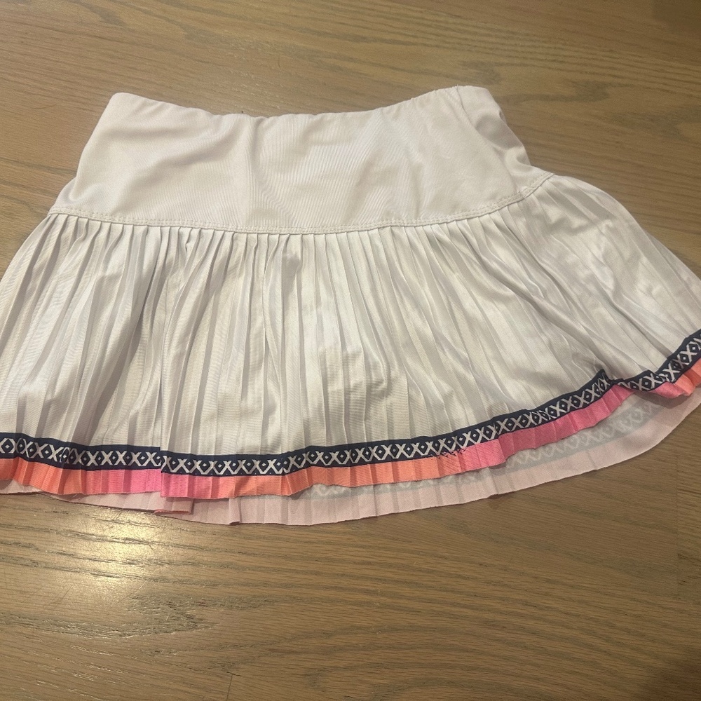 Lucky in love tennis skirt